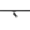 SLV 1-Phasen-Strahler PURI 2.0 BASIC, GU10 max. 6W, drehbar und schwenkbar, schwarz
