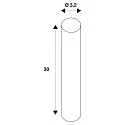 Segula LED lamp SOFT TUBE T300 - PHASE clear E27 8W 400lm 1900K 330° CRI 90-100 dimmable