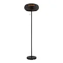 solar floor lamp ADEGAN IP65, black dimmable