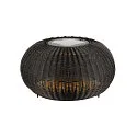 solar floor lamp ADEGAN FLAT IP65, black dimmable