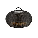 SLV LED Outdoor Solar Stehleuchte ADEGAN FLAT, 4,35W, 2200K, 75lm, IP65, dimmbar, schwarz