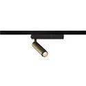 SLV LED 1-Phasen-Strahler GRIP! S PHASE DTW, zylindrisch, 11W 2000-3000K 29°, CRi >90, Dim-to-Warm, schwenkbar, bronze / schwarz