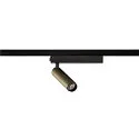 SLV LED 1-Phasen-Strahler GRIP! S PHASE DTW, zylindrisch, 11W 2000-3000K 29°, CRi >90, Dim-to-Warm, schwenkbar, bronze / schwarz