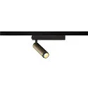SLV LED 1-Phasen-Strahler GRIP! S PHASE DTW, zylindrisch, 11W 2000-3000K 29°, CRi >90, Dim-to-Warm, schwenkbar, bronze / schwarz