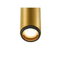 SLV LED 1-Phasen-Strahler GRIP! S PHASE DTW, zylindrisch, 11W 2000-3000K 29°, CRi >90, Dim-to-Warm, schwenkbar, gold / schwarz