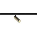 SLV LED Niedervolt-Spot GRIP! S DALI, zylindrisch, 48V, 9.8W 3000K 29°, DALI dimmbar, schwenkbar, bronze / schwarz