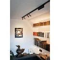 SLV LED Niedervolt-Spot GRIP! S DALI, zylindrisch, 48V, 9.8W 3000K 29°, DALI dimmbar, schwenkbar, bronze / schwarz