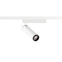 SLV LED 1-Phasen-Strahler GRIP! M PHASE, zylindrisch, 20W 2700K 42°, CRi >90, UGR <19, dimmbar, schwenkbar, weiß / schwarz