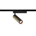 SLV LED 1-Phasen-Strahler GRIP! M PHASE DTW, zylindrisch, 15W 2000-3000K 42°, CRi >90, UGR <19, Dim-to-Warm, schwenkbar