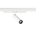 SLV LED 3-Phasen-Strahler GRIP! M DALI, 20W 2700K 42°, CRi >90, UGR <19, DALI/Touch dimmbar, schwenkbar, weiß / schwarz
