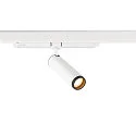 SLV LED 3-Phasen-Strahler GRIP! M DALI DTW, 15W 2000-3000K 42°, CRi >90, UGR <19, DALI steuerbar, Dim-to-Warm, schwenkbar