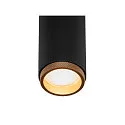 SLV LED 3-Phasen-Strahler GRIP! M PHASE, 20W 2700K 42°, CRi >90, UGR <19, dimmbar, schwenkbar, schwarz / gold