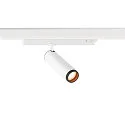 SLV LED 3-Phasen-Strahler GRIP! M PHASE DTW, 15W 2000-3000K 42°, CRi >90, UGR <19, Dim-to-Warm, schwenkbar, weiß / schwarz