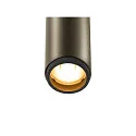 SLV LED Niedervolt-Pendelleuchte GRIP! S DALI, 48V, 2700K 29°, DALI dimmbar, bronze / schwarz