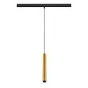 SLV LED Niedervolt-Pendelleuchte GRIP! S DALI, 48V, 2700K 29°, DALI dimmbar, gold / schwarz
