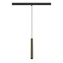 SLV LED Niedervolt-Pendelleuchte GRIP! S DALI, 48V, 3000K 29°, DALI dimmbar, bronze / schwarz