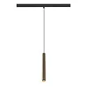 SLV LED Niedervolt-Pendelleuchte GRIP! S DALI, 48V, 3000K 29°, DALI dimmbar, bronze / schwarz