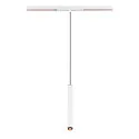 SLV LED Pendelleuchte GRIP! S, 48V, 2000-3000K 29°, DALI steuerbar, Dim-to-Warm, weiß / schwarz