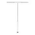 SLV LED Pendelleuchte GRIP! S, 48V, 2000-3000K 29°, DALI steuerbar, Dim-to-Warm, weiß / schwarz