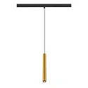SLV LED Pendelleuchte GRIP! S, 48V, 2000-3000K 29°, DALI steuerbar, Dim-to-Warm, gold / schwarz