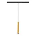 SLV LED Pendelleuchte GRIP! S, 48V, 2000-3000K 29°, DALI steuerbar, Dim-to-Warm, gold / schwarz