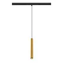 SLV LED Pendelleuchte GRIP! S, 48V, 2000-3000K 29°, DALI steuerbar, Dim-to-Warm, gold / schwarz