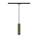SLV 1-Phasen Pendelleuchte GRIP! L, GU10 max. 6W, bronze / schwarz