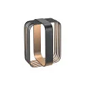 SLV LED Outdoor Stehleuchte GRID CUBE, 8W, 2700K, 250lm, IP65, schwarz