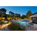 SLV LED Erdspieß-Leuchte SYNA WIDE, IP65 IK06, eckig, neigbar, IP-Steckerkabel, seeluft-beständig, schwarz, 5.5W 2200K 500lm 115°