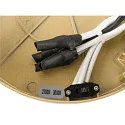 SLV LED Wand- und Deckenleuchte ONE DALI, Up/Down, Ø 40cm, 14W 2700/3000K (CCT Switch) 130°, DALI dimmbar, messing