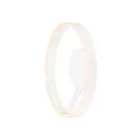 SLV LED Wand- und Deckenleuchte ONE DALI, Up/Down, Ø 40cm, 14W 2700/3000K (CCT Switch) 130°, DALI dimmbar, weiß