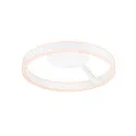 SLV LED Wand- und Deckenleuchte ONE DALI, Up/Down, Ø 40cm, 14W 2700/3000K (CCT Switch) 130°, DALI dimmbar, weiß