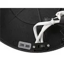 SLV LED Wand- und Deckenleuchte ONE DALI, Up/Down, Ø 60cm, 23W 2700/3000K (CCT Switch) 130°, DALI dimmbar, schwarz