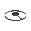 SLV LED Wand- und Deckenleuchte ONE DALI, Up/Down, Ø 60cm, 23W 2700/3000K (CCT Switch) 130°, DALI dimmbar, schwarz