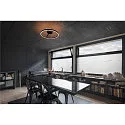 SLV LED Wand- und Deckenleuchte ONE DALI, Up/Down, Ø 60cm, 23W 2700/3000K (CCT Switch) 130°, DALI dimmbar, schwarz