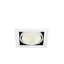 SLV LED Deckeneinbauleuchte KADUX SINGLE, 1-fkammig, DALI 2 dimmbar, kardanisch schwenkbar, 27W 4000K 3350lm 30°