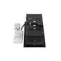 SLV LED Deckeneinbauleuchte KADUX DOUBLE, 2-fkammig, DALI 2 dimmbar, kardanisch schwenkbar, 54W 3000K 3150lm 30°, schwarz