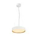 SLV LED Wand- und Deckenleuchte DECONA PHASE, rund, 18W 2700/3000K (CCT Switch), dimmbar, weiß / gold