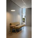 SLV LED Wand- und Deckenleuchte DECONA PHASE, rund, 18W 2700/3000K (CCT Switch), dimmbar, weiß / gold