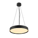 SLV LED Wand- und Deckenleuchte DECONA PHASE, rund, 23W 2700/3000K (CCT Switch), dimmbar, schwarz