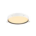 SLV LED Wand- und Deckenleuchte DECONA PHASE, rund, 23W 2700/3000K (CCT Switch), dimmbar, schwarz