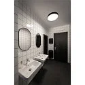 SLV LED Wand- und Deckenleuchte DECONA PHASE, rund, 23W 2700/3000K (CCT Switch), dimmbar, schwarz