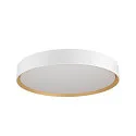 SLV LED Wand- und Deckenleuchte DECONA PHASE, rund, 23W 2700/3000K (CCT Switch), dimmbar, weiß / gold