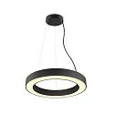 pendant luminaire MEDO® RING 60 DALI for VDU workstation, DALI controllable, CCT Switch IP20, black dimmable