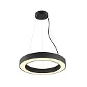 pendant luminaire MEDO® RING 60 PHASE for VDU workstation, CCT Switch IP20, black dimmable