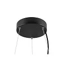 SLV pendant luminaire MEDO® RING 60 PHASE for VDU workstation, CCT Switch IP20, black dimmable