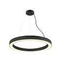 pendant luminaire MEDO® RING 90 DALI for VDU workstation, DALI controllable, CCT Switch IP20, black dimmable