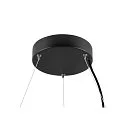 SLV pendant luminaire MEDO® RING 90 DALI for VDU workstation, DALI controllable, CCT Switch IP20, black dimmable