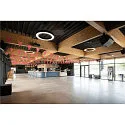 SLV pendant luminaire MEDO® RING 90 DALI for VDU workstation, DALI controllable, CCT Switch IP20, black dimmable