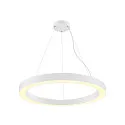 pendant luminaire MEDO® RING 90 DALI for VDU workstation, DALI controllable, CCT Switch IP20, white dimmable